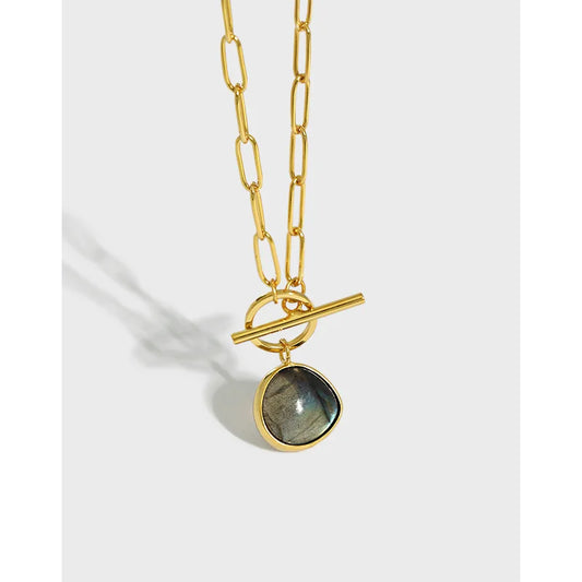 Collier avec Pierre Labradorite