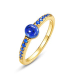 Anastasia   Bague Lapis Lazuli Véritable - Vignette | La Petite Bijouterie 