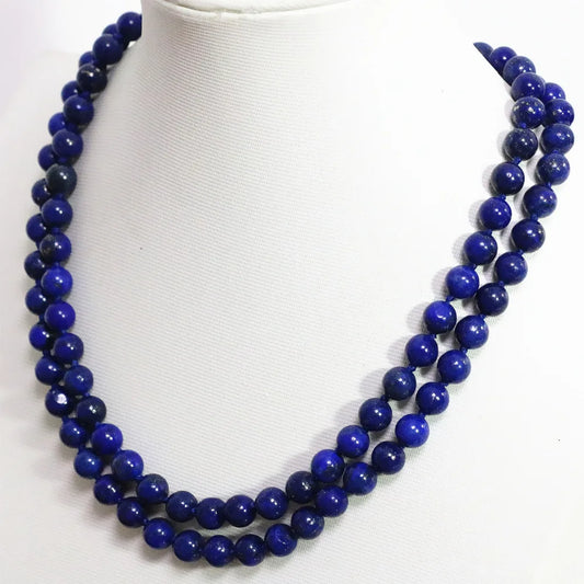 EULALIA - Collier Perles Lapis lazuli