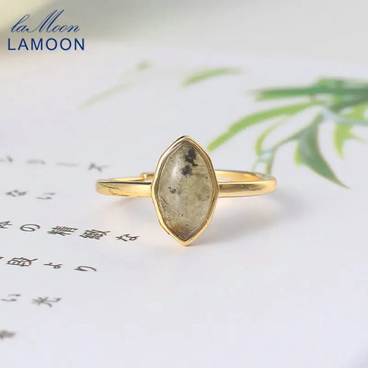 "DIANE" Bague Labradorite Femme