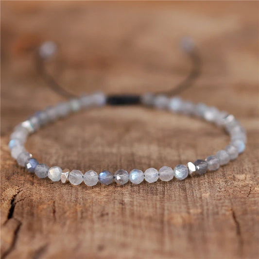 Bracelet Labradorite Perles 4mm