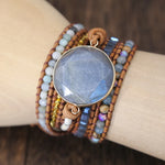 Bracelet en Labradorite Naturelle - Vignette | La Petite Bijouterie 