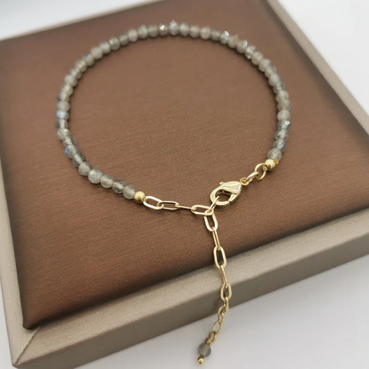 Bracelet Labradorite 6mm