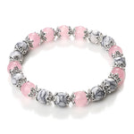 "SERENITHA" Bracelet Pierre Quartz Rose - Vignette | La Petite Bijouterie 