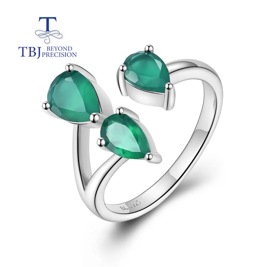 "NEBULA" Bague Argent Agate