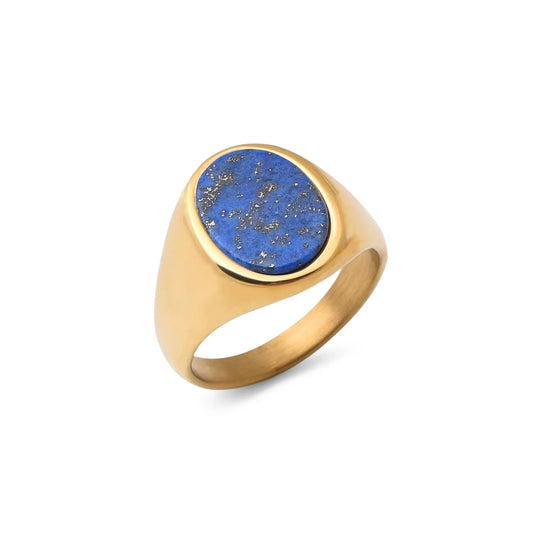 Richard <br> Bague Anneau Lapis Lazuli