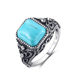 "INDIGÈNE" Bague Turquoise Navajo - Vignette | La Petite Bijouterie 