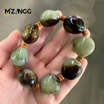 "NIMUE" Bracelet Pierre Jade - Vignette | La Petite Bijouterie 