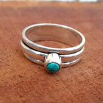 "ESPRIT" Bague Turquoise Vintage - Vignette | La Petite Bijouterie 