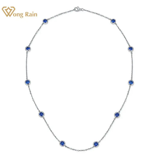 BEATRIZ - Collier Argent Lapis lazuli