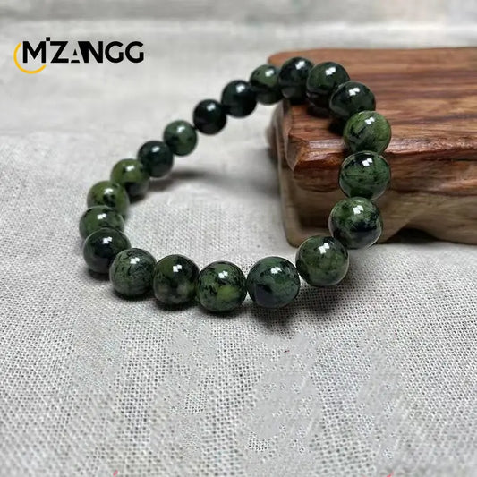 "CALYPSO" Bracelet en Jade Vert