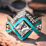 "MONTAGNE" Bague Turquoise Véritable - Vignette | La Petite Bijouterie 