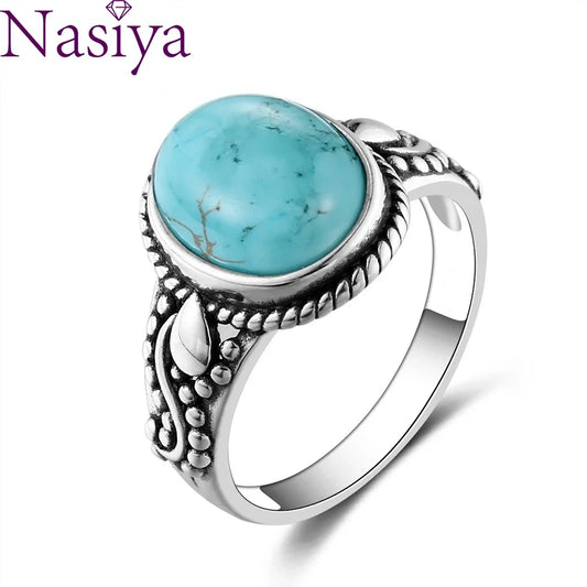 "MYSTÈRE NAVAJO" Bague Argent Turquoise Homme