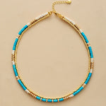 Aria   Collier Turquoise Africaine - Vignette | La Petite Bijouterie 