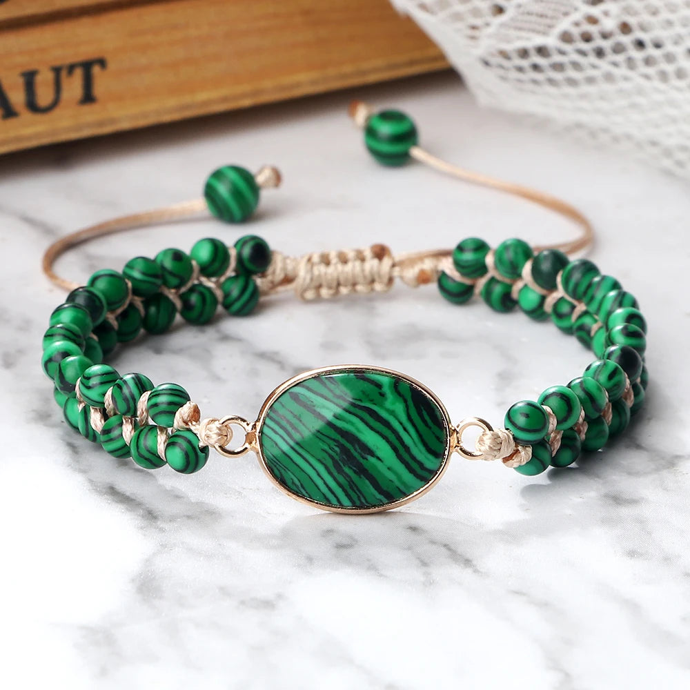 "BYZANTIUM" Malachite Bracelet