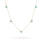 "Nova" Collier Pierre Turquoise Femme - Vignette | La Petite Bijouterie 