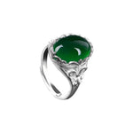 "PRAGUE" Bague Jade Femme - Vignette | La Petite Bijouterie 