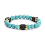 "NARBO" Bracelet malachite homme - Vignette | La Petite Bijouterie 