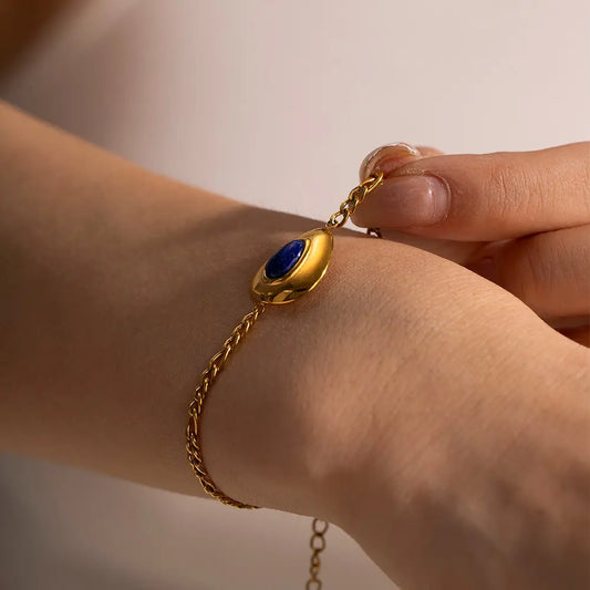 Mathilda - Bracelet en Lapis Lazuli Femme