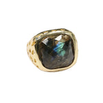 "GABRIELLE" Bague Pierre Labradorite - Vignette | La Petite Bijouterie 