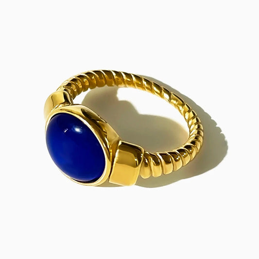 Félicie <br> Bague Ancienne Lapis Lazuli