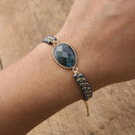 Bracelet Perles de Labradorite Fait Main - Vignette | La Petite Bijouterie 