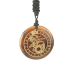 "ATLAS" Collier Œil de Tigre Signes Astrologiques - Vignette | La Petite Bijouterie 