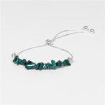 "CARTHAGE" Bracelet Malachite Véritable - Vignette | La Petite Bijouterie 