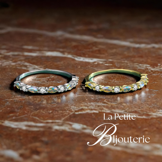 "INES" Bague avec Pierre de Lune