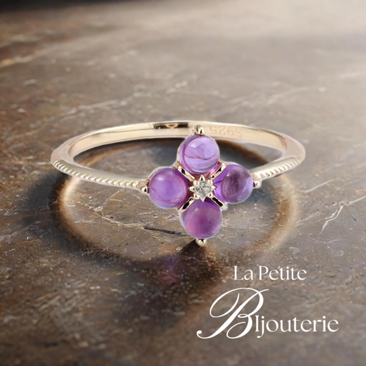 Alessandra <br> Bague Améthyste Or Femme