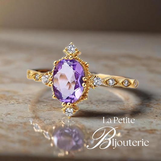 Paloma <br> Bague Améthyste et Or