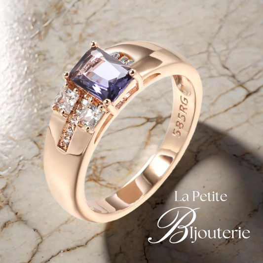 "CAPUCINE" Bague en Améthyste