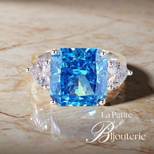 "AQUITAINE" Bague avec Aigue Marine